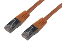 MCL FCC6BM-0.5M/O câble de réseau Orange 0,5 m Cat6
