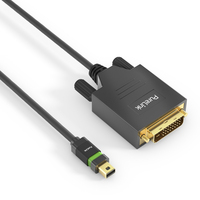 PureLink ULS2100-010 video kabel adapter 1 m Mini DisplayPort DVI Zwart