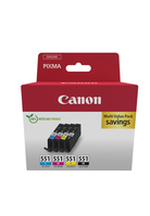 Canon 6509B015 tintapatron 1 dB Eredeti Fekete, Cián, Magenta, Sárga