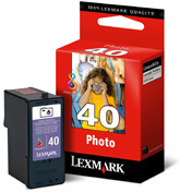 Lexmark Nr. 40 Photo Print Cartridge Druckerpatrone 1 Cartridge Original Foto schwarz
