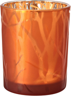 Duni 188175 Kerzenständer Glas Rostfarbe