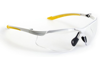 Unico 0439 2000 02 Schutzbrille/Sicherheitsbrille Schwarz, Weiß, Gelb
