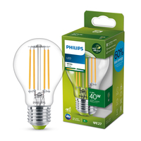 Philips Filament Bulb Clear 40W A60 E27