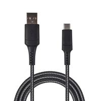 2GO 795822 USB-kabel 1 m USB B USB C Zwart