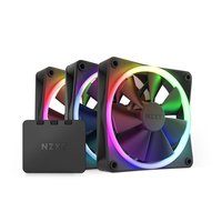 NZXT F120 RGB Triple Pack Számítógép tok Ventilátor 12 cm Fekete 3 dB