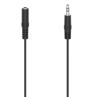 Hama 00305030 cable de audio 5 m 3,5mm Negro