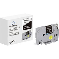 Renkforce RF-6027808 címkéző szalag Fekete alapon fehér TZe