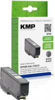KMP E153 tintapatron 1 db Nagy (XL) kapacitású Fotó fekete