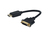 Equip 133443 adapter kablowy 0,25 m DVI-I HDMI Typu A (Standard) Czarny