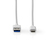 Nedis CCGW61600WT10 USB-kabel 1 m USB 3.2 Gen 1 (3.1 Gen 1) USB A USB C Wit