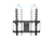 Multibrackets 4012 Supporto TV a parete 165,1 cm (65") Nero