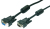 LogiLink VGA M/F 10m cable VGA VGA (D-Sub) Negro