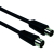 Schwaiger 7.5m IEC - IEC coax-kabel 7,5 m Zwart