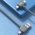 DUDAO L20S 4-in-1 Fast Charging Cable USB kábel 1 M USB A/USB C USB C/Lightning Szürke