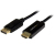 StarTech.com Cavo DisplayPort a HDMI Passivo 4K 30Hz - 3 m - Cavo Adattatore DisplayPort a HDMI - Convertitore DP 1.2 a HDMI - Connettore DP a scatto