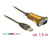 DeLOCK 65840 seriële kabel Zwart, Geel 1,5 m USB Type-A DB-9