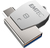 Emtec T250B USB flash meghajtó 8 GB USB Type-A / Micro-USB 2.0 Rozsdamentes acél