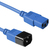 Microconnect PE1413B18 kabel zasilające Niebieski 1,8 m C13 panel