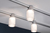 Paulmann 955.01 Faretto per illuminazione ferroviaria Cromo, Trasparente, Bianco LED 5,2 W