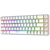 Aqirys Mira klawiatura Gaming USB + Bluetooth QWERTY US English Biały