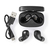 Nedis HPBT3053BK hoofdtelefoon/headset Draadloos In-ear Oproepen/muziek Bluetooth Zwart