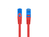 Lanberg PCF6A-10CC-0050-R kabel sieciowy Czerwony 0,5 m Cat6a S/FTP (S-STP)