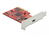 DeLOCK 89035 interfacekaart/-adapter USB 3.2 Gen 2 Intern