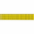 Brady 3410-W etiket Rechthoek Permanent Zwart, Geel 1950 stuk(s)