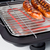 Korona Barbecue Tischgrill XXL Barbecue sütő Asztali Elektromos Fekete 2200 W