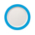 Teller flach 24 cm - Form: Color mit System -, Dekor 79878 Hellblau - aus