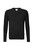 V-Pullover Merino-Wolle, schwarz, M - schwarz | M: Detailansicht 1