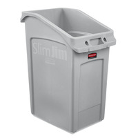 Abfalleimer Slim Jim® Untertischbehälter 87 l, grau