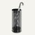 Durable Metall-Schirmständer, rund 28.5 Liter, (H)620 mm, perforiert, schwarz