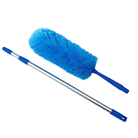 MopKnight Staubwedel-Set 2-tlg Blau Ideal für die Unterhaltsreinigung geeignet Blau