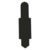 ELBA Stecksignal aus PVC, zum Einstecken in Schlitzstanzungen von Pendelregistraturen und Einstellmappen, schwarz