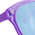 Relaxdays Partybrille, blaue XXL-Gläser, Kostümzubehör, Karneval, JGA, Sternchen, 25cm breit, Kunststoff, Versch. Farben