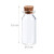 72 x Mini-Glasflaschen in Transparent 10041801_0