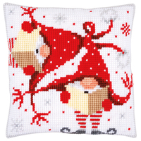 Cross Stitch Kit: Cushion: Christmas Gnomes II