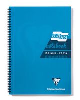 Clairefontaine Europa A4 Wirebound Card Cover Notebook Ruled 180 Pages T(Pack 5)