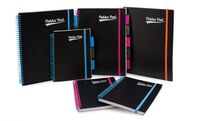 Pukka Pad Neon A5 Wirebound Polypropylene Cover Notebook Ruled 200 Pages(Pack 3)