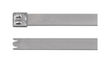 Kabelbinder, Edelstahl, (L x B) 1245 x 12.3 mm, Bündel-Ø 17 bis 180 mm, metall,