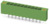 Stiftleiste, 5-polig, RM 3.81 mm, gerade, grün, 1818216