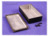 Aluminium Druckgussgehäuse, (L x B x H) 115 x 64 x 26 mm, schwarz (RAL 9005), IP