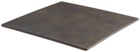 Tischplatte Finando quadratisch; 80x80 cm (LxB); metall antik; quadratisch