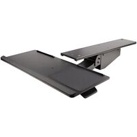 Under Desk Keyboard Tray - Full Motion & Height Adjustable Keyboard And Mouse Tray, 10"X26" Platform - Ergonomic Desk Mount