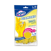 Guanti in Lattice Diamond Logex - Taglia L/9 - 1253LXL (Giallo)