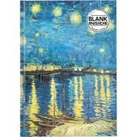 Notizbuch Van Gogh - Starry Night, A5, blanko FLAME TREE FTNBB11