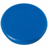 Haftmagnet Metall Kunststoff 13mm TG 100 g blau VE=8 Stück