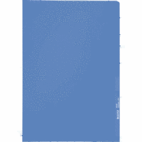 Sichthüllen A4 0,13mm genarbt blau