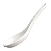 APS Melamine Spoon White Scratch Resistant Dishwasher Safe Cutlery - 130mm L